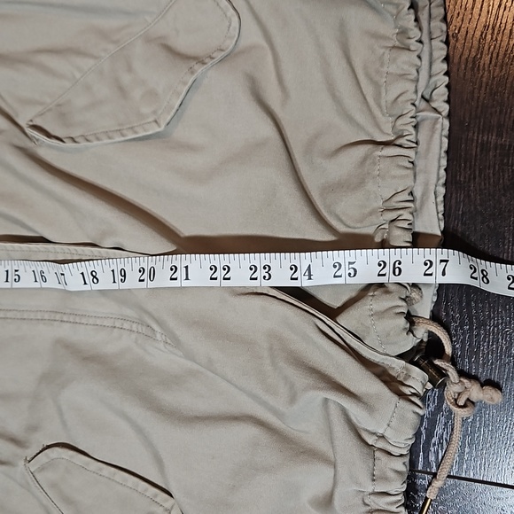 Sussan - Beige Canvas Utility Cargo Jacket with Hood - Size 8 - Picture 13 of 15